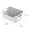 Medium White Open Storage Bin by Simply Tidy®